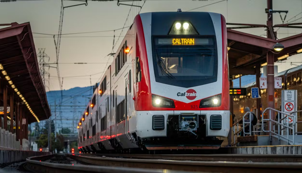 Caltrain at Diridon Station