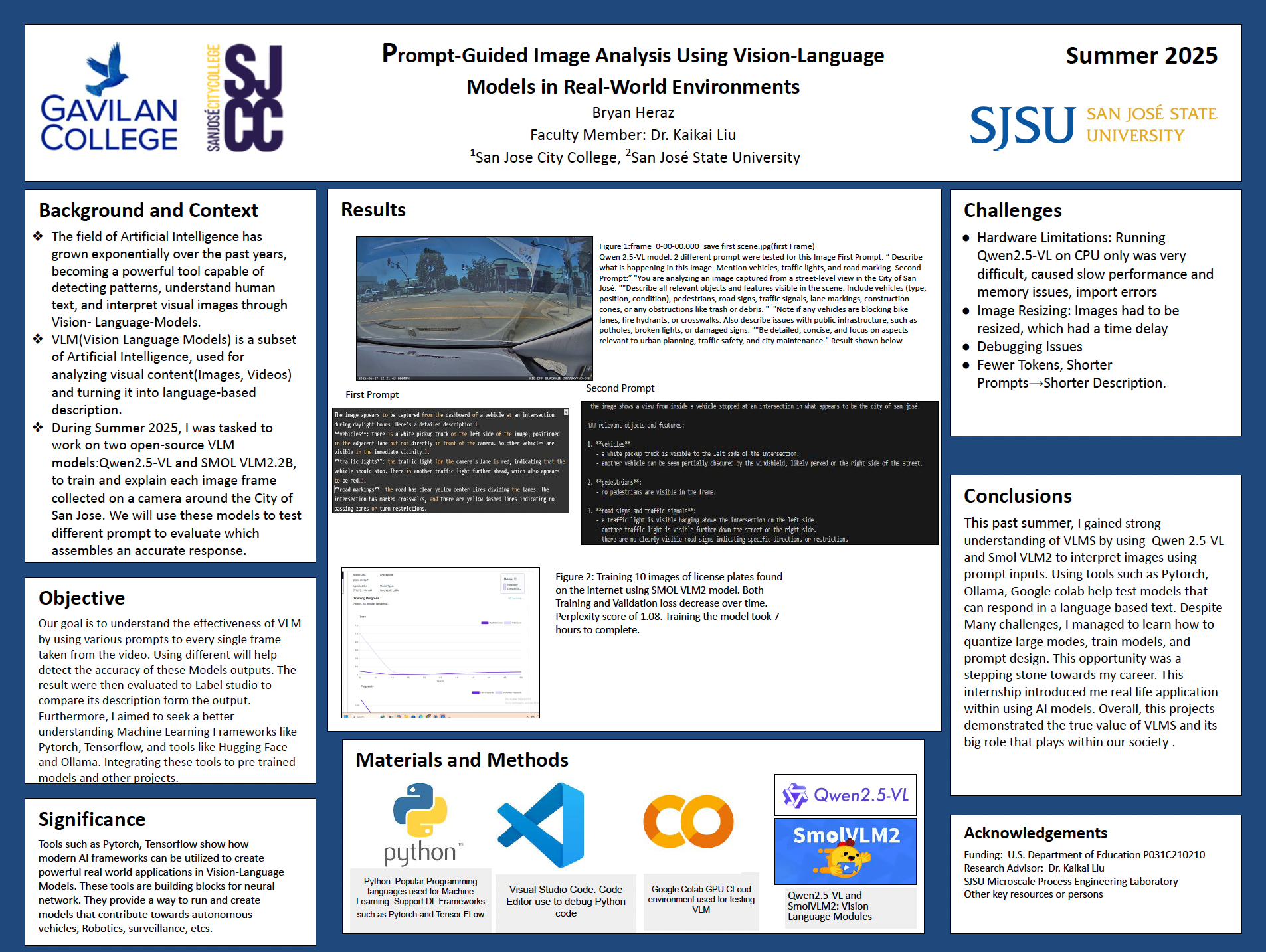 Poster of Kaikai Liu's students.