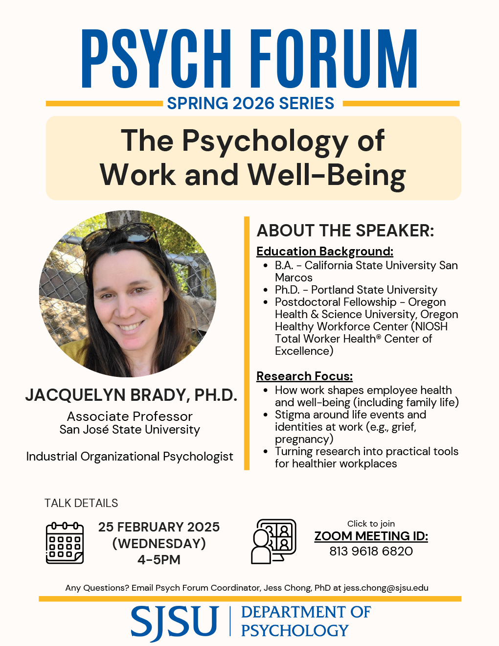 Psych Forum February 25, 2026